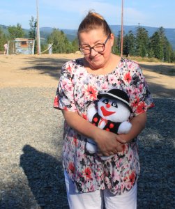 Pani Grażyna Pruska z Wiślaczkiem